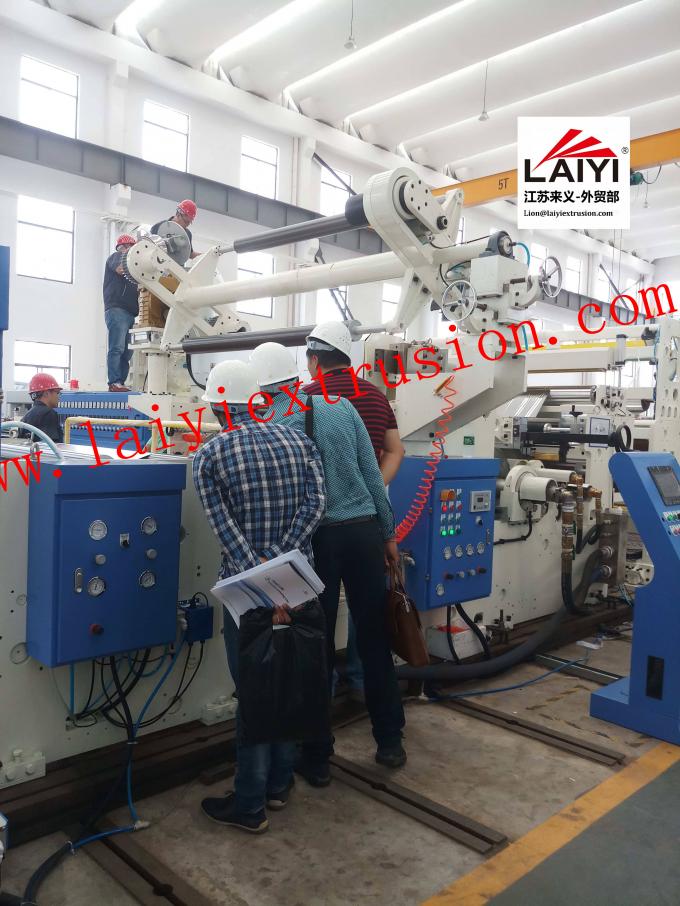 High Efficient Industrial Laminating Machine , 200m/Min Adhesive Coating Machine 1